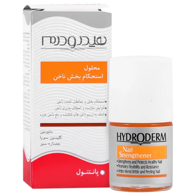 محلول تقویت کننده و استحکام بخش ناخن هیدرودرم حجم ۸ میلی لیتر